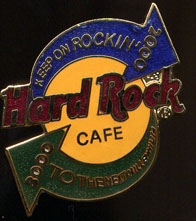 HARD ROCK CAFE Pin Logo 2000 to the next millennium 